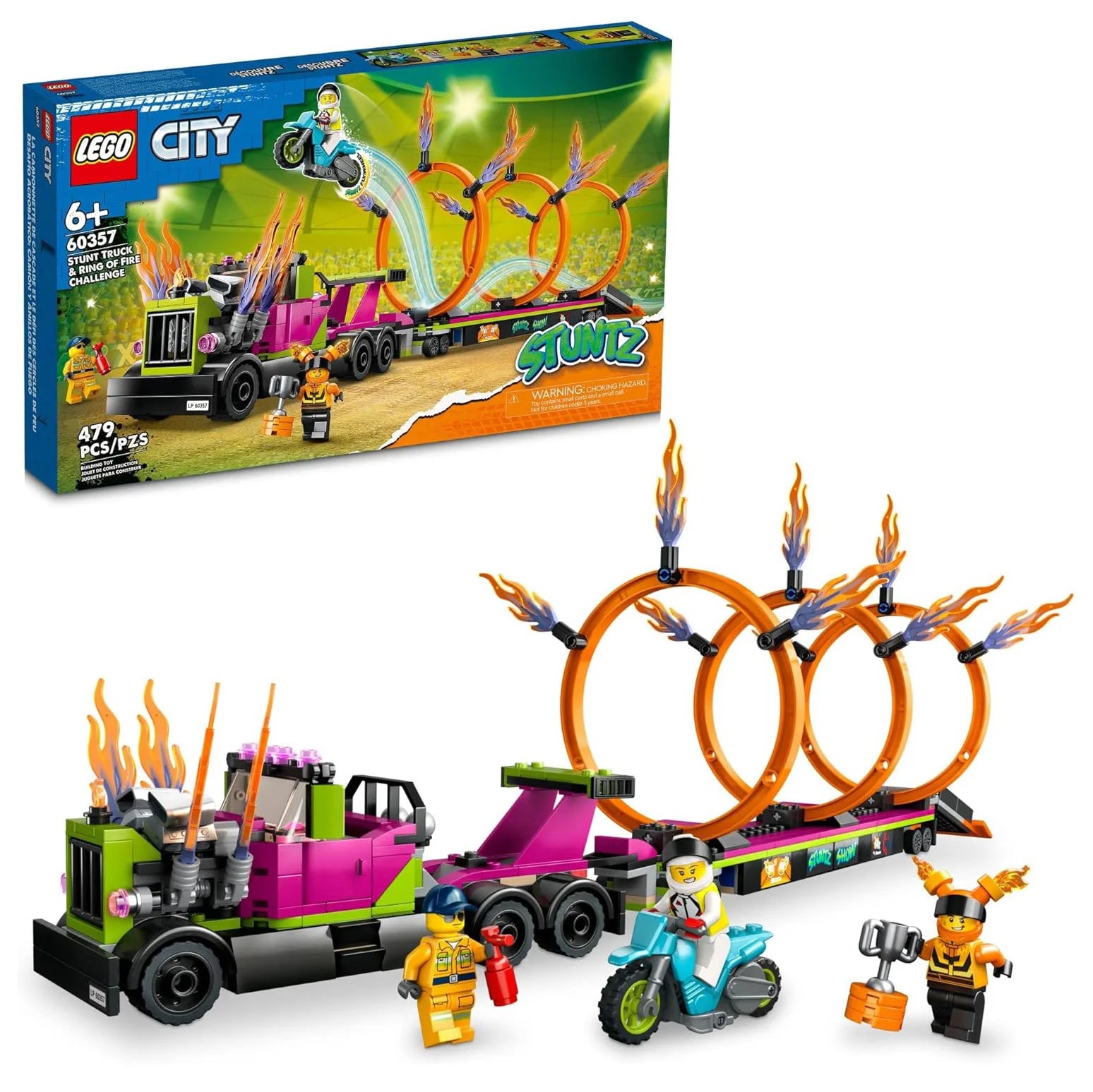 Offering a sense of nostalgia LEGOLEGO CITY 60357 Stunt Truck & Ring of Fire Challenge Offering a sense of nostalgia LEGOLEGO CITY 60357 Stunt Truck & Ring of Fire Challenge