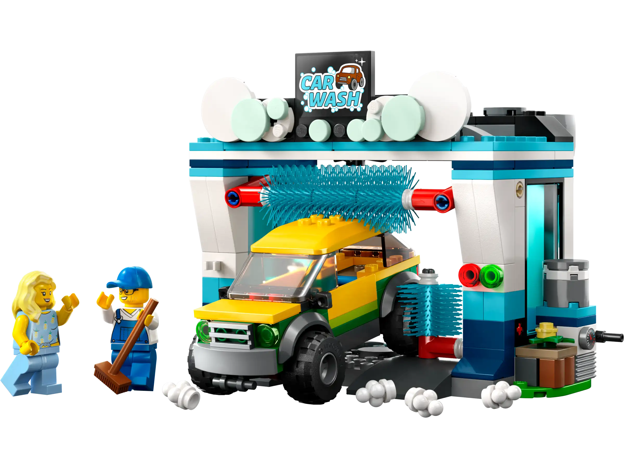 Finely detailed LEGO structuresLEGO CITY 60362 Car Wash