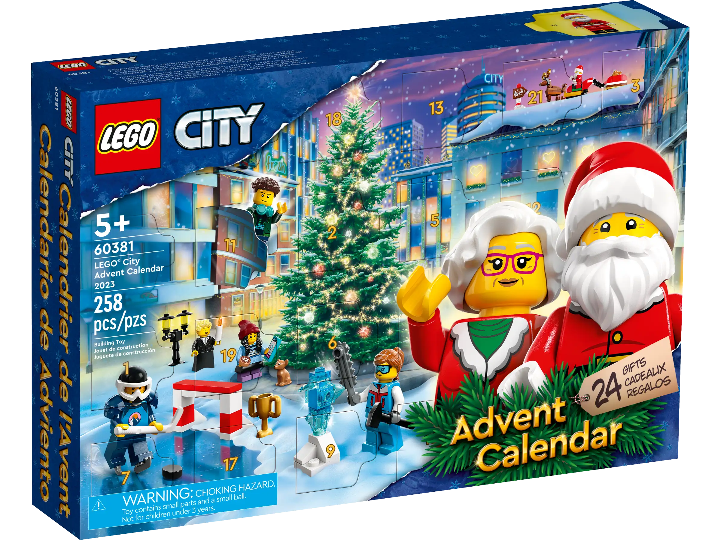 Endlessly replayable LEGO scenariosLEGO CITY 60381 Advent Calendar