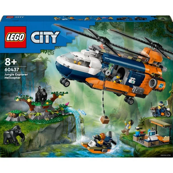 Offering a sense of accomplishment LEGOLego City Jungle Explorer Helicopter at Base Camp 60437