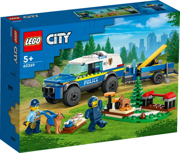 Reflecting popular cultures LEGO themesLEGO City Mobile Police Dog Training