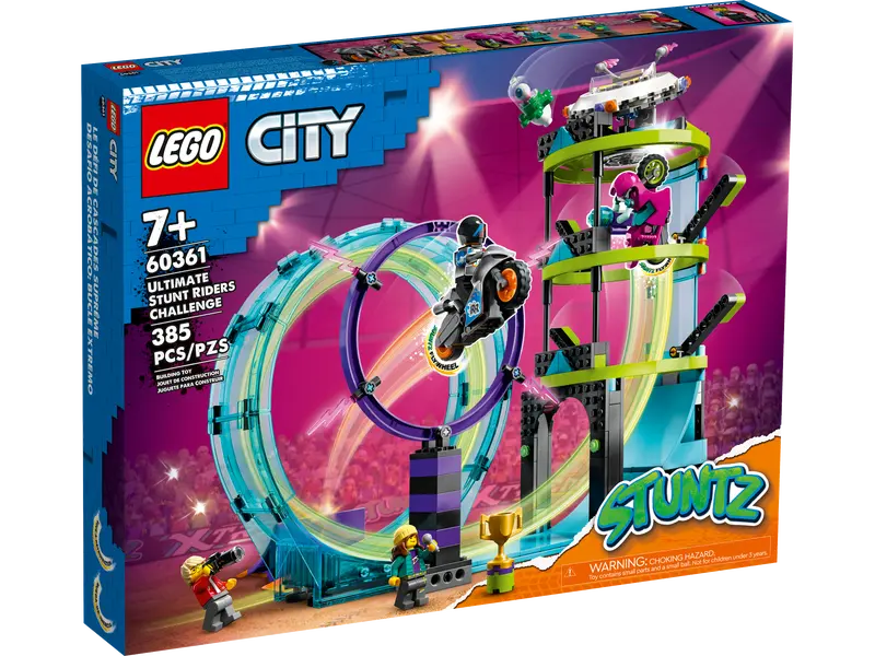 Promoting language development LEGOLego City Ultimate Stunt Riders Challenge 60361