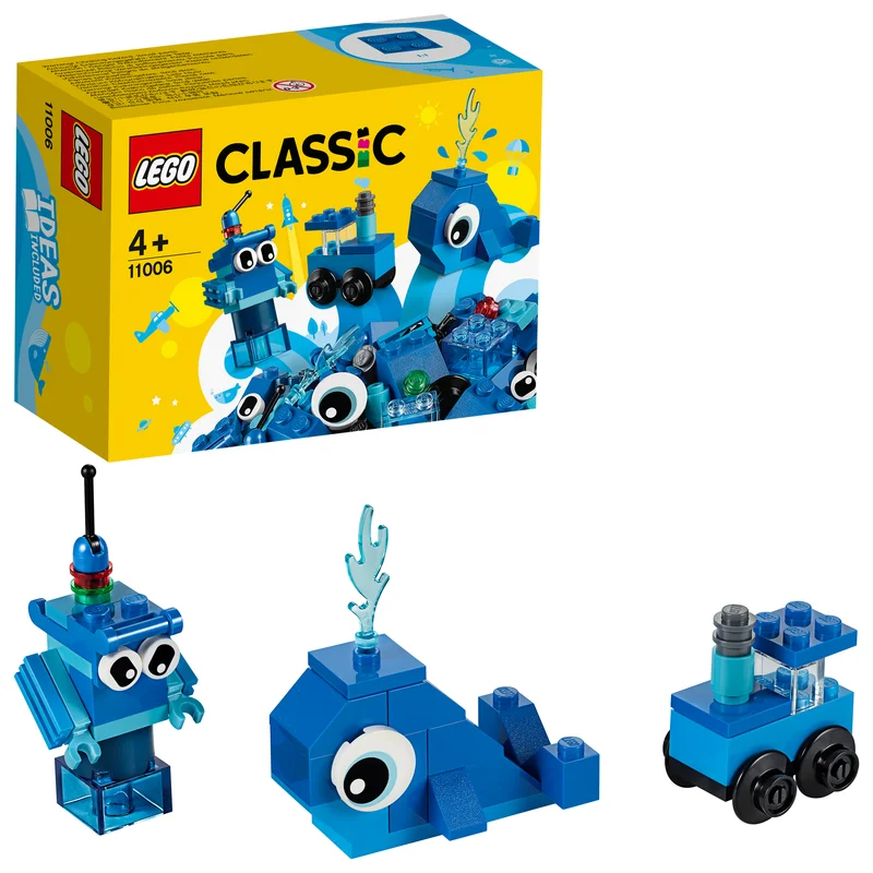 Promoting critical thinking LEGO challengesLEGO 11006 Classic Creative Blue Bricks
