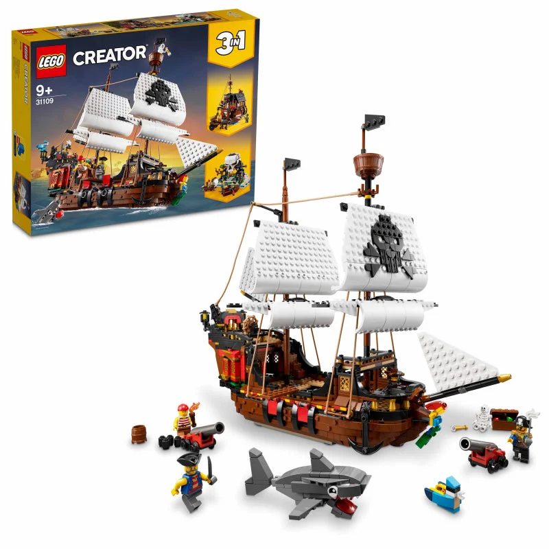 Inspiring architectural interest LEGOLEGO 31109 Creator Pirate Ship