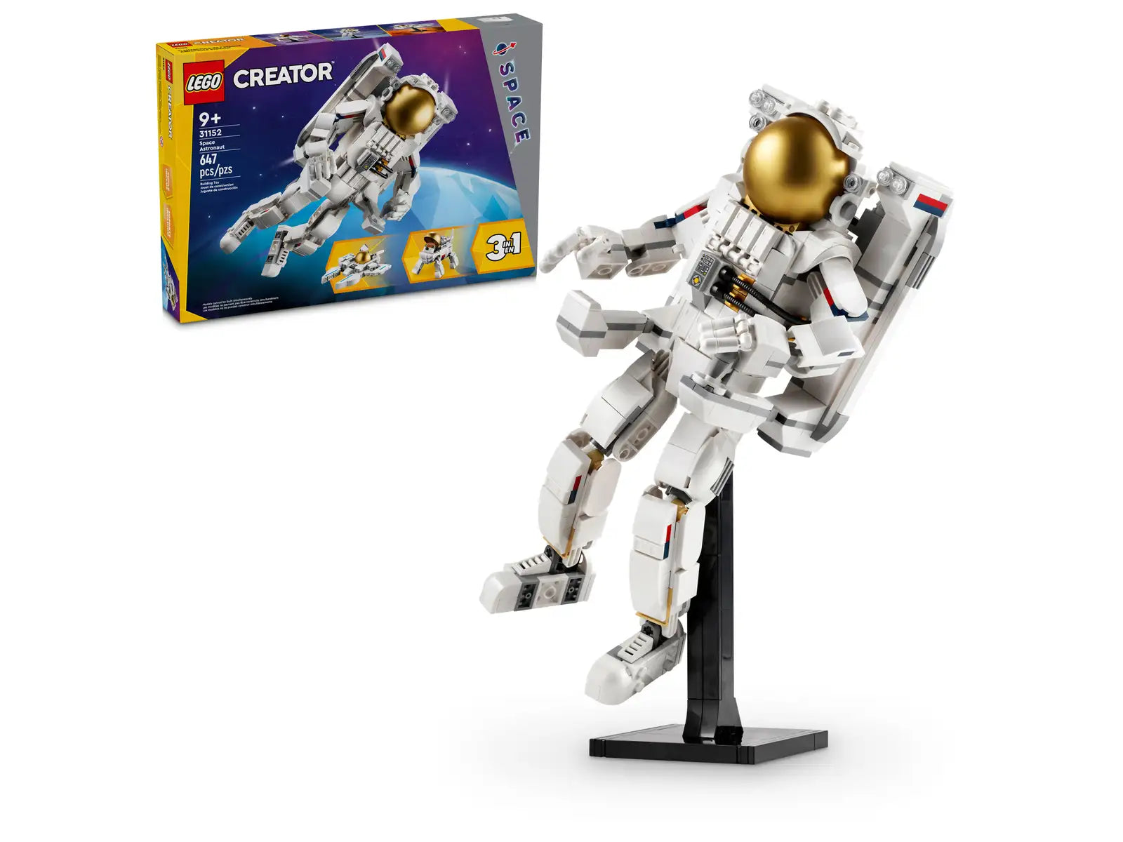 Adorable and charming LEGO charactersLEGO® Creator - Space Astronaut 31152