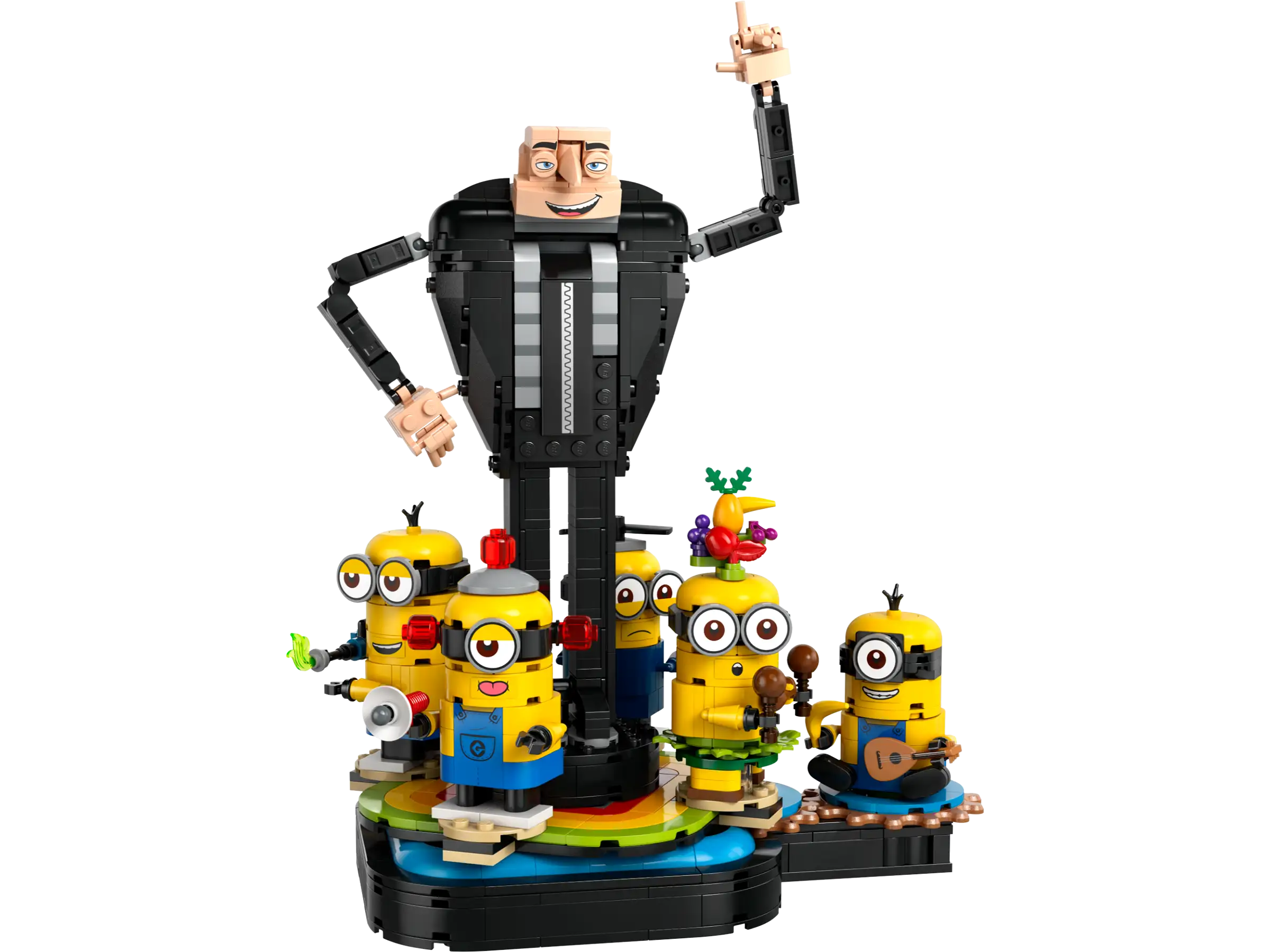 Inspiring future engineers LEGOLEGO DESPICABLE ME 75582 Brick-Built Gru and Minions