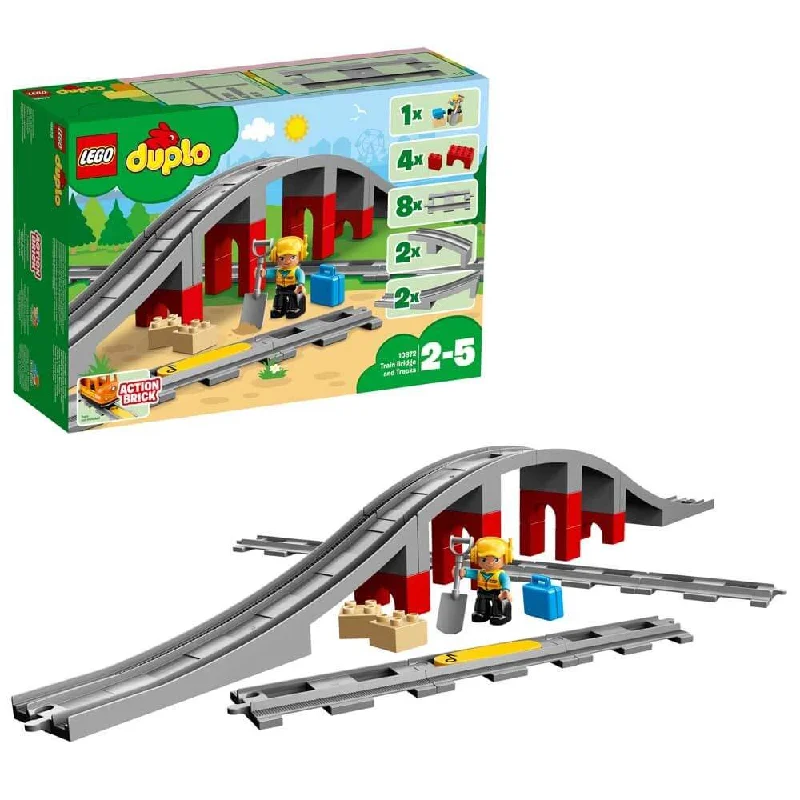 Offering endless possibilities LEGOLEGO 10872 Duplo Train Bridge And Tracks