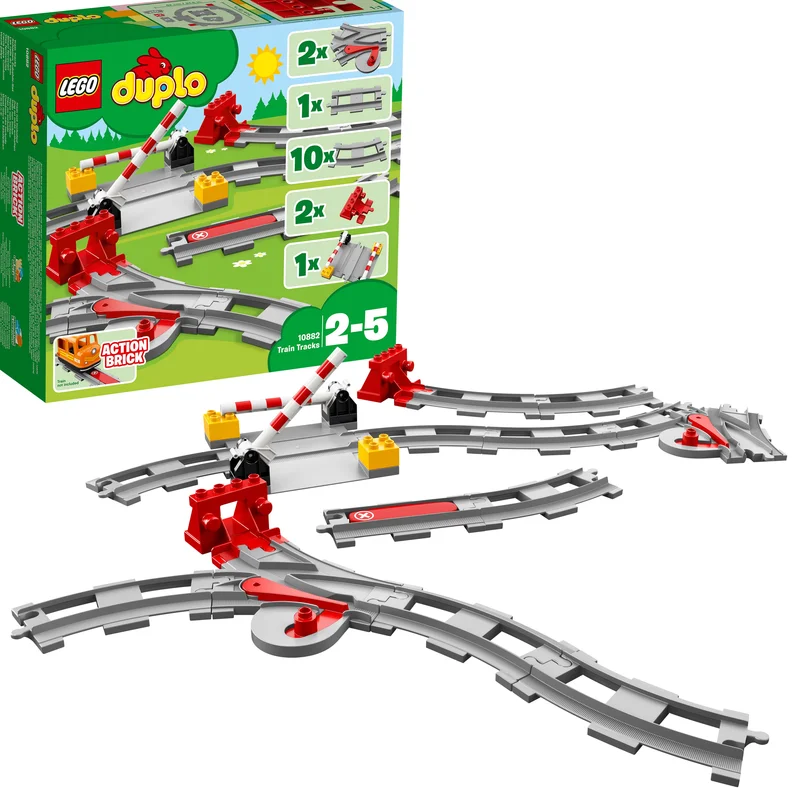 Endlessly replayable LEGO scenariosLEGO 10882 Duplo Train Tracks