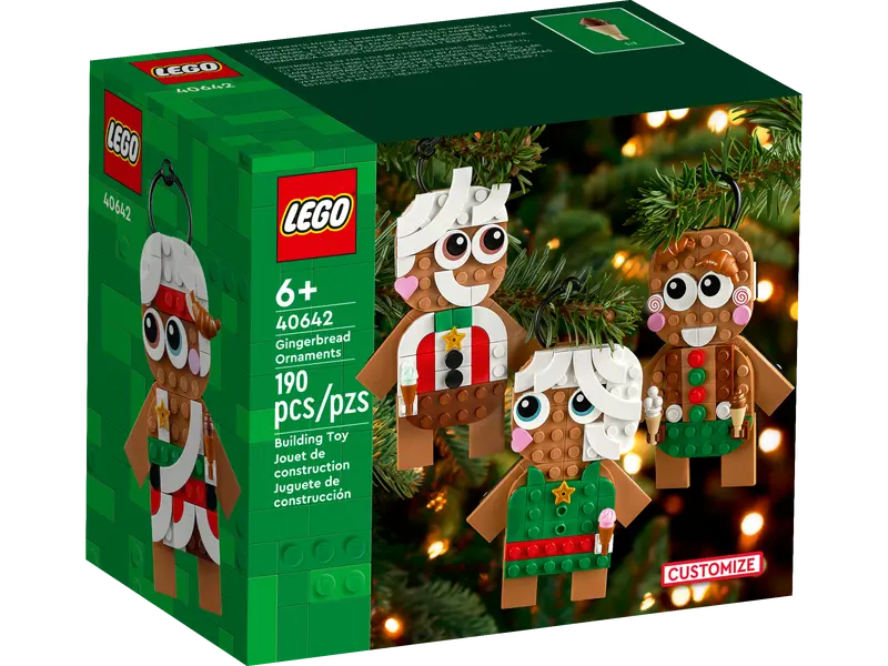 Environmentally friendly LEGO materialsLego Gingerbread Ornaments