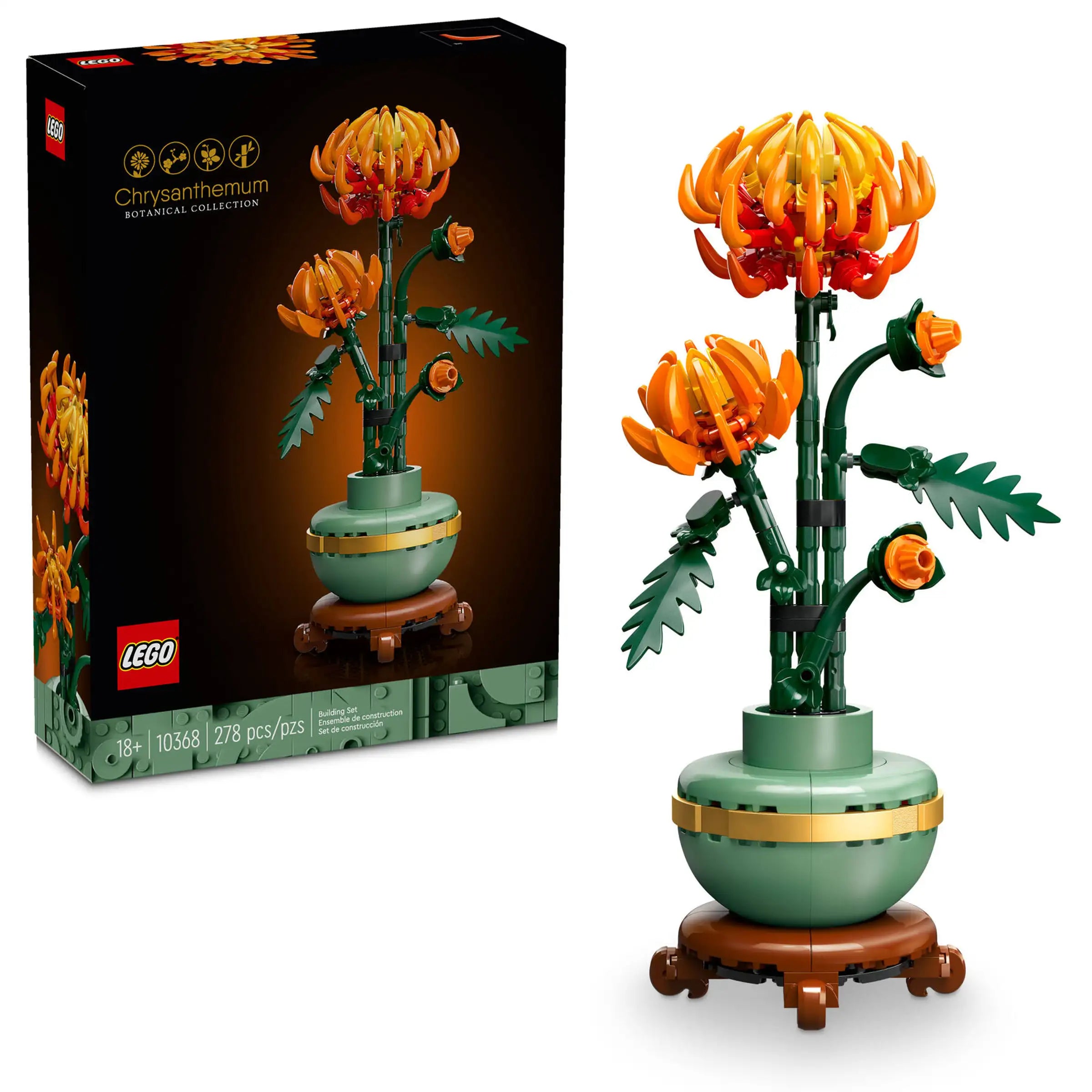 Intricately designed LEGOLEGO ICONS 10368 Chrysanthemum