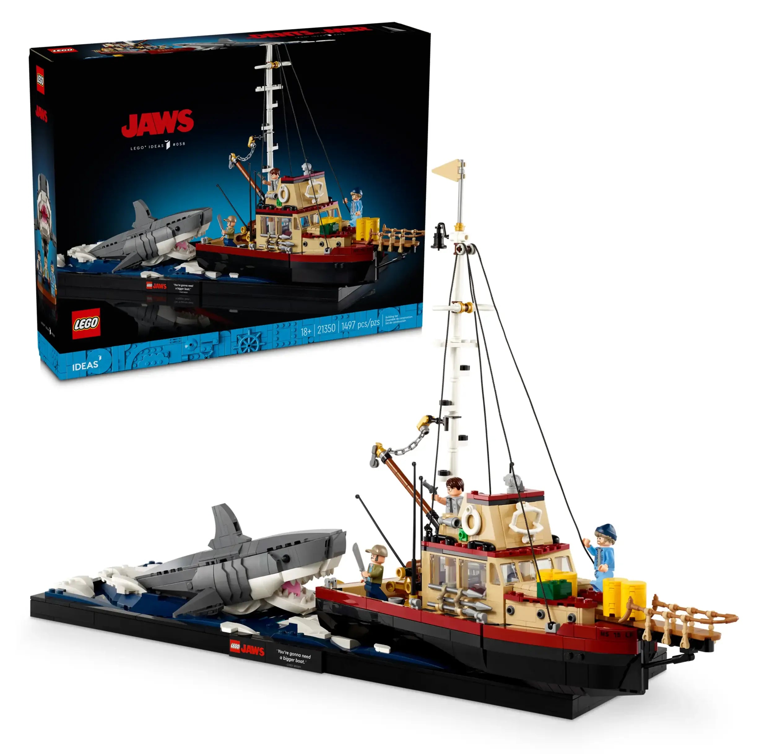 Facilitating collaborative play LEGOLEGO IDEAS 21350 Jaws