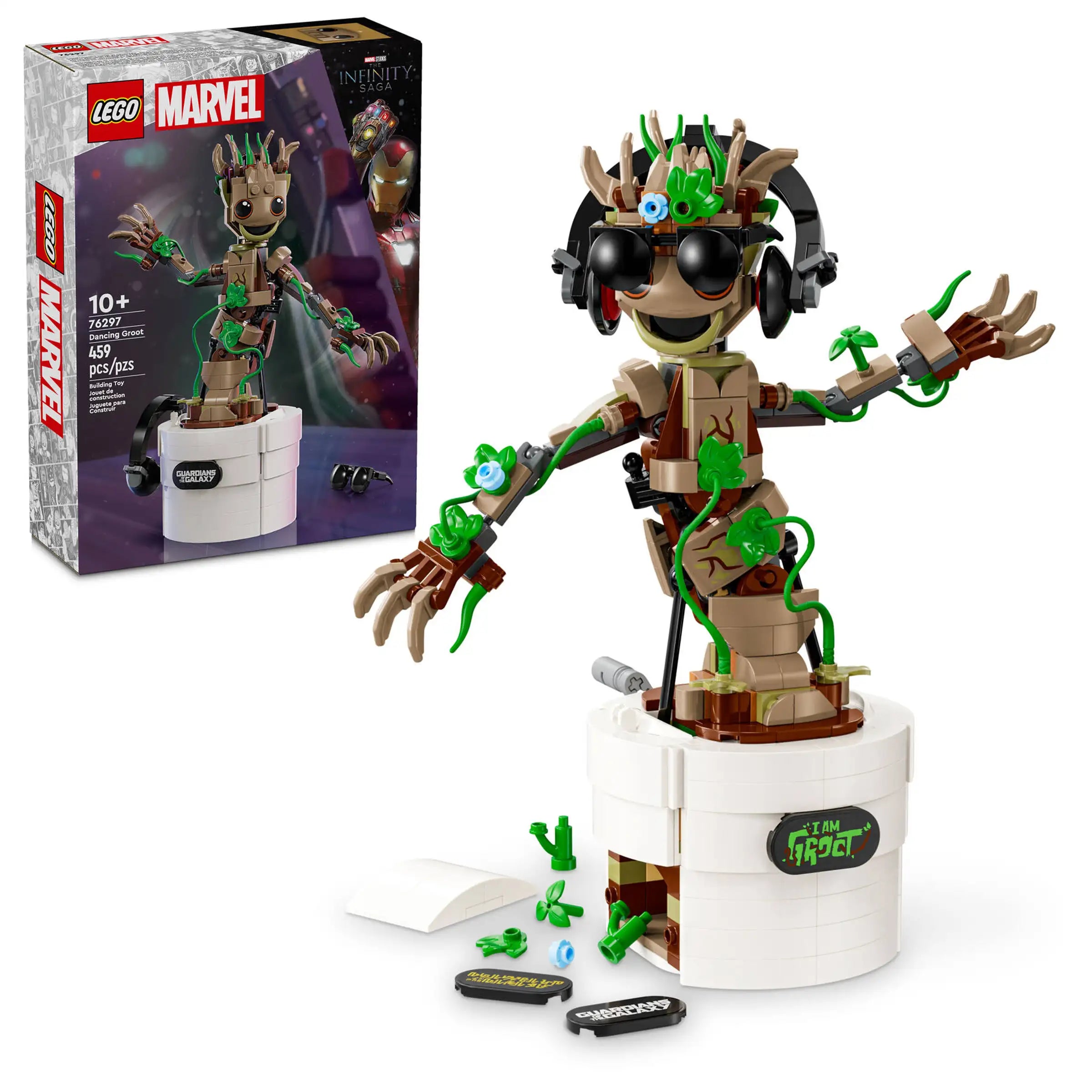Promoting spatial awareness LEGOLEGO MARVEL 76297 Dancing Groot