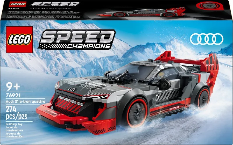 Stimulating and engaging LEGO playLEGO Speed Champions Audi S1 e-tron quattro 76921