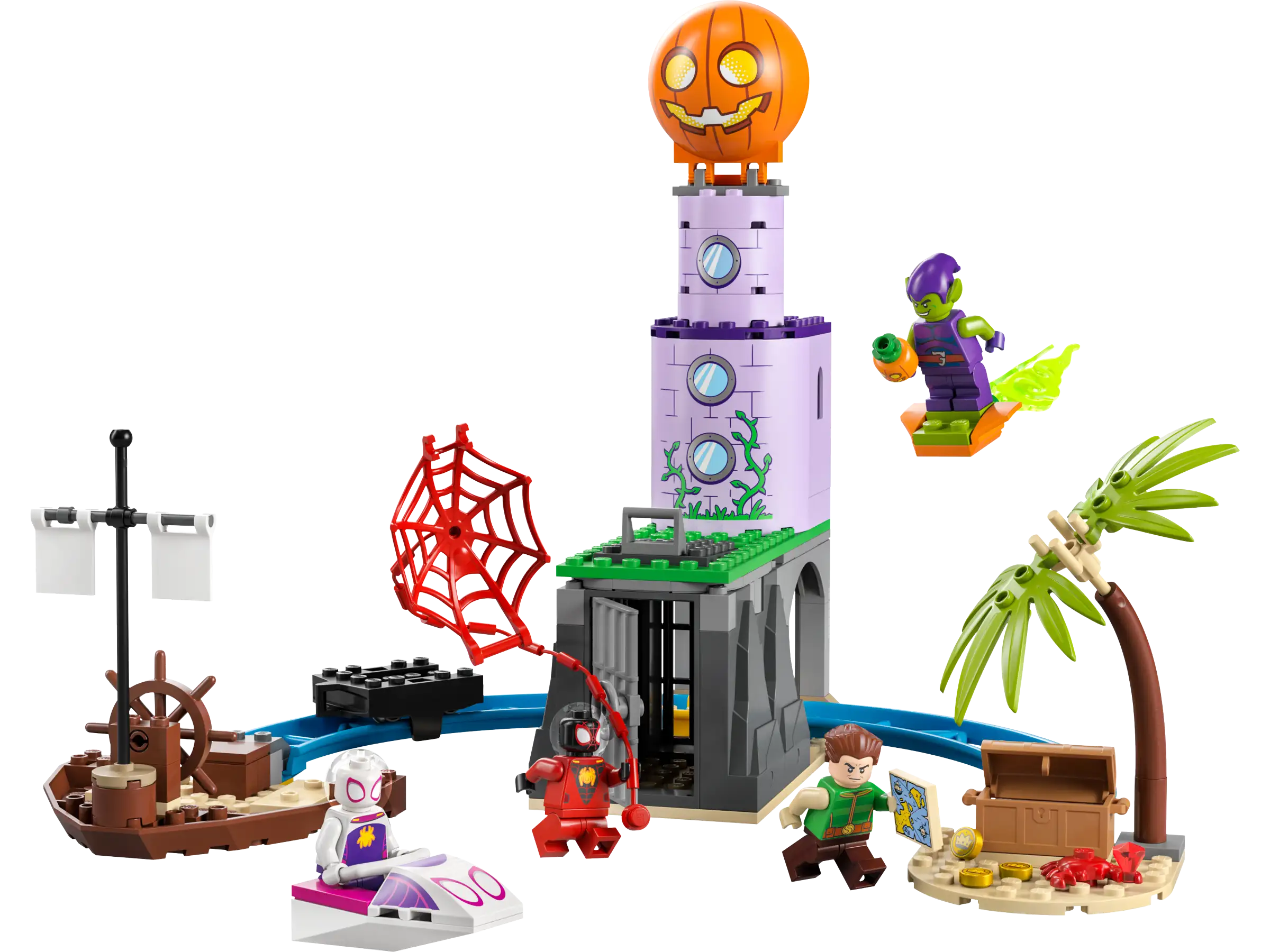 Reflecting popular cultures LEGO themesLEGO SPIDERMAN 10790 Team Spidey at Green Goblin's Lighthouse Reflecting popular cultures LEGO themesLEGO SPIDERMAN 10790 Team Spidey at Green Goblin's Lighthouse