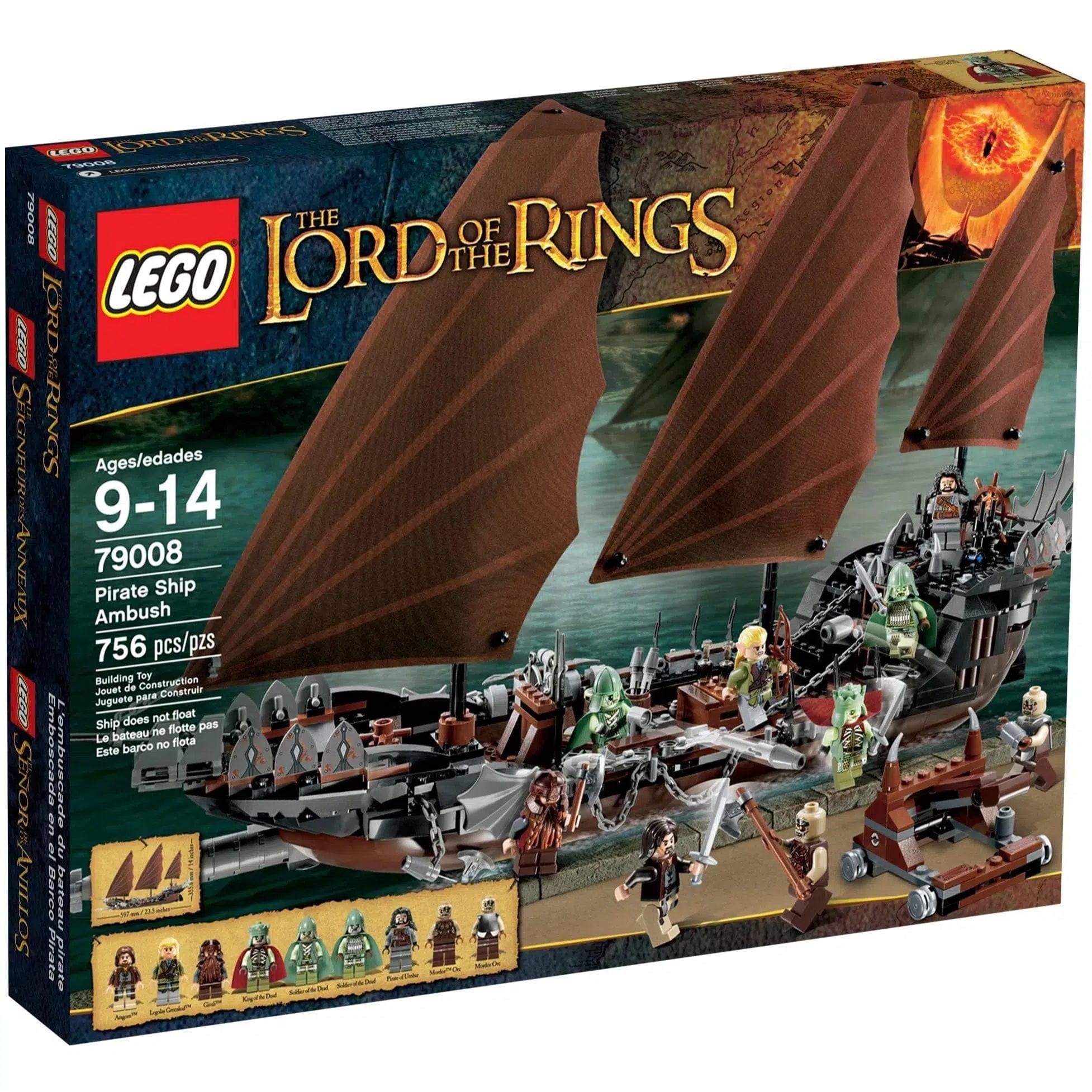 Beautifully crafted LEGO sculpturesLEGO [The Lord of the Rings] - Pirate Ship Ambush (79008)
