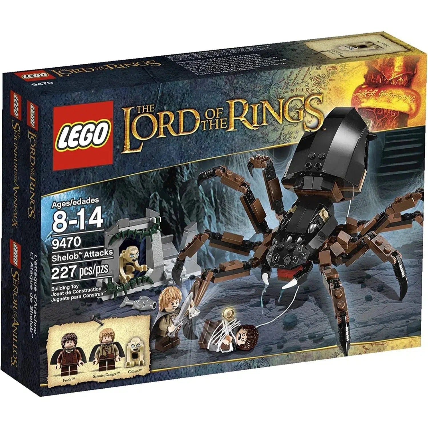 Customizable and personalized LEGO optionsLEGO [The Lord of the Rings] - Shelob Attacks (9470)