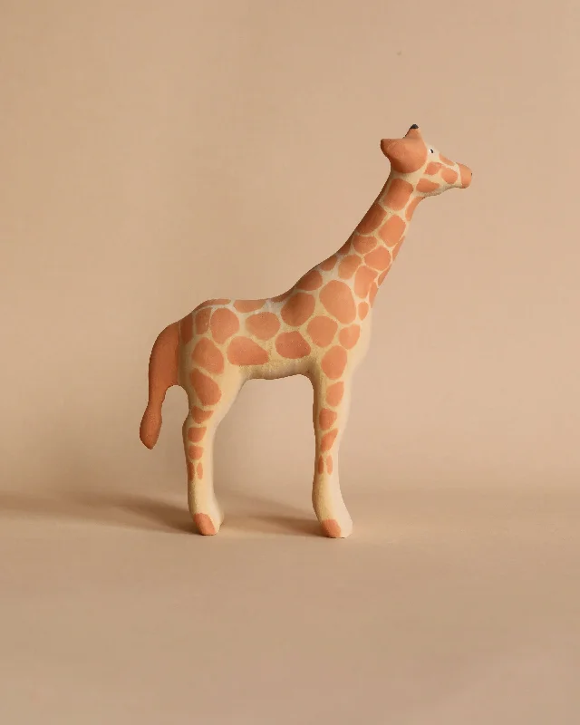 sturdy and long-lasting wooden toys for active play                   Handmade Wooden Giraffe