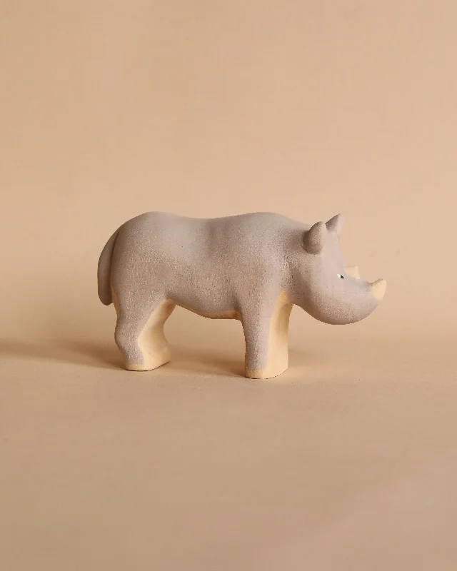 sturdy and durable wooden toys for rough play                   Handmade Wooden Rhinoceros