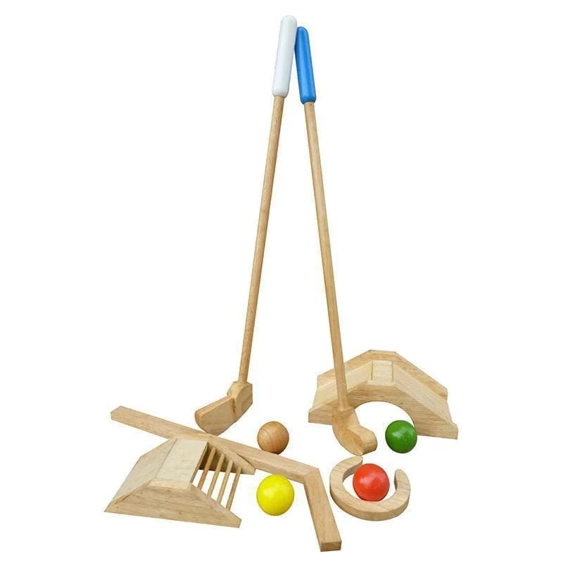 robust and child-safe wooden toys for all ages                   Mini Golf Set
