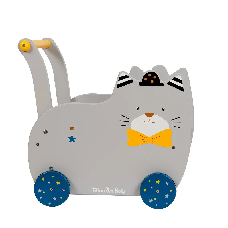 robust and durable wooden toys that are built to last Moulin Roty Les Moustaches Walking Trolley Cat robust and durable wooden toys that are built to last Moulin Roty Les Moustaches Walking Trolley Cat