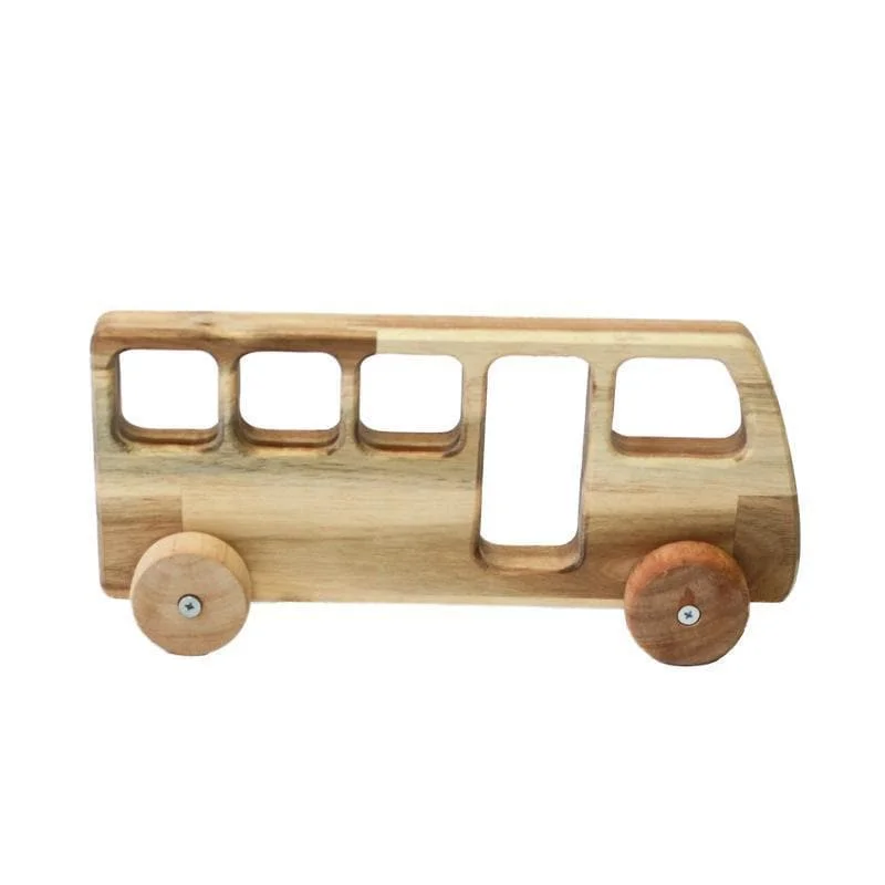 enchanting wooden toys that bring joy and happiness to children                   Wooden Toy Bus