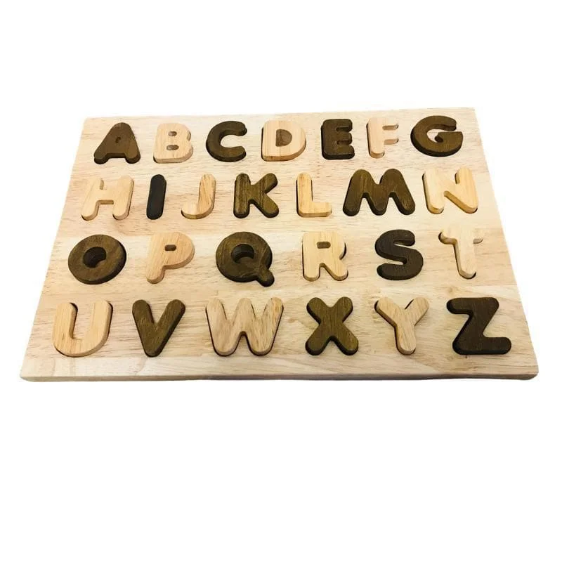 enchanting wooden toys that bring joy and happiness to children Two Toned Capital Letter Puzzle enchanting wooden toys that bring joy and happiness to children Two Toned Capital Letter Puzzle
