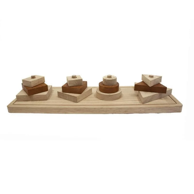 sustainably sourced wooden toys                   Natural Shape Sorter
