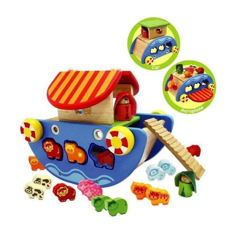 timeless wooden toys                   Noah's 3 In 1 Ark