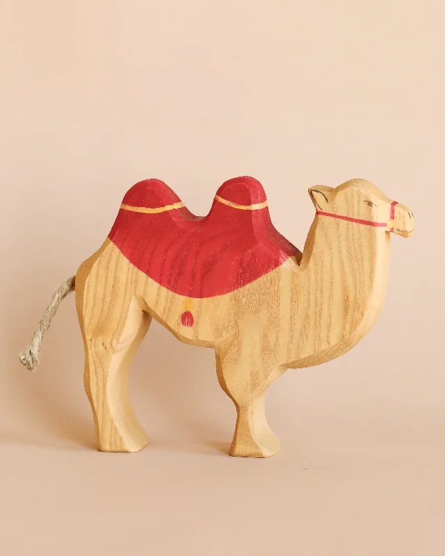 sustainably sourced wooden toys                   Ostheimer Camel With Saddle