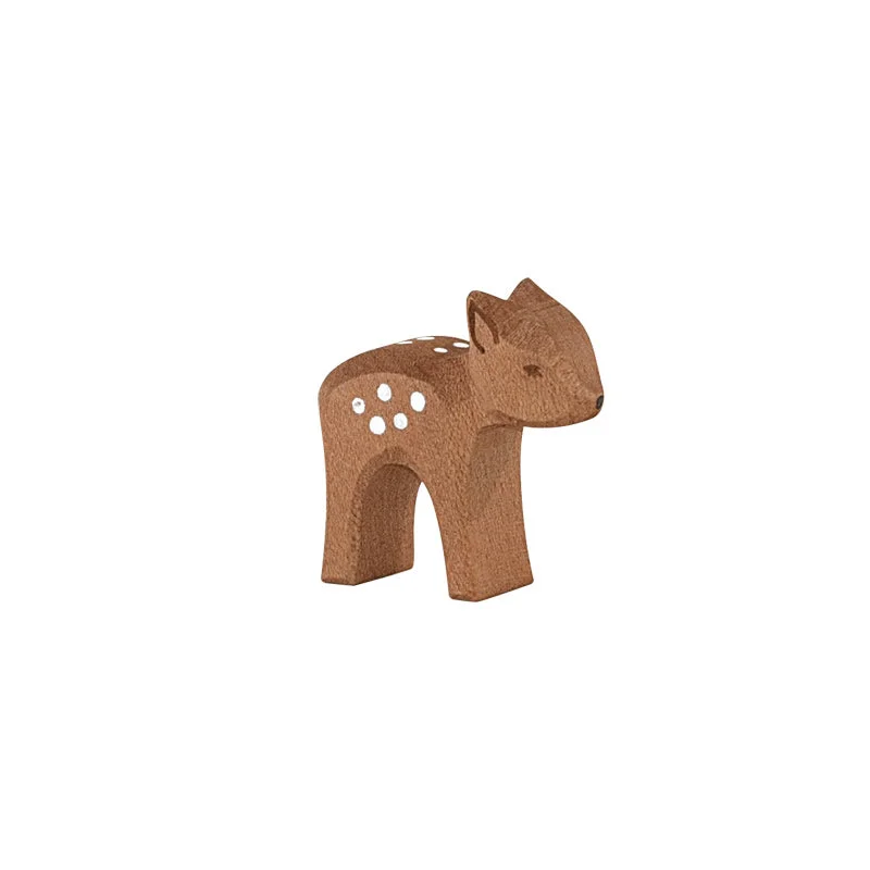 thoughtfully crafted and safe wooden toys                   Ostheimer deer small head low
