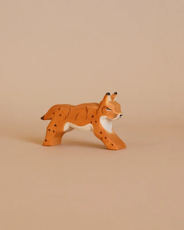 enchanting and whimsical wooden toys for children                   Ostheimer Lynx Running
