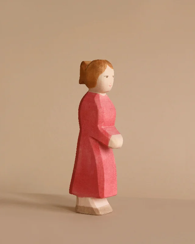 safe and appropriate wooden toys for young children                   Ostheimer Mother, Red Dress