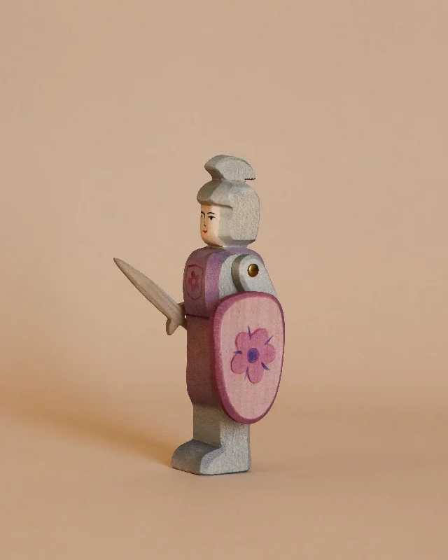colorful and cheerful wooden toys                   Ostheimer Red Knight - Standing