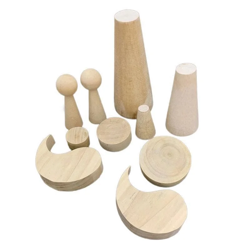 engaging and educational wooden toys                  Paint Your Own Small Set - 10pc