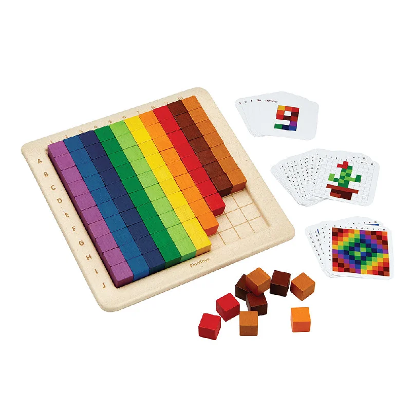 safe and non-toxic wooden toys that parents can trust                   Plan Toys 100 counting cubes - unit plus