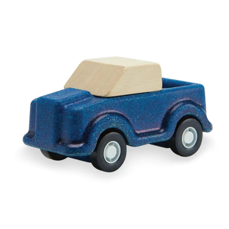 sturdy wooden toys                  Plan Toys blue truck