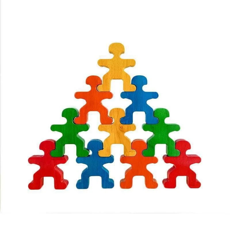 durable wooden toys                  Rainbow People