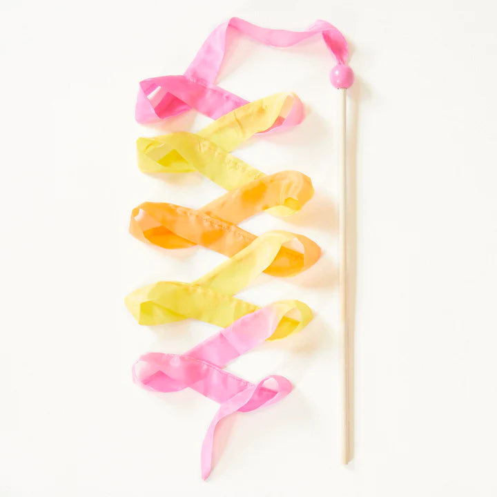 thoughtfully crafted and safe wooden toys Sarah's Silks large hummingbird pink streamer thoughtfully crafted and safe wooden toys Sarah's Silks large hummingbird pink streamer