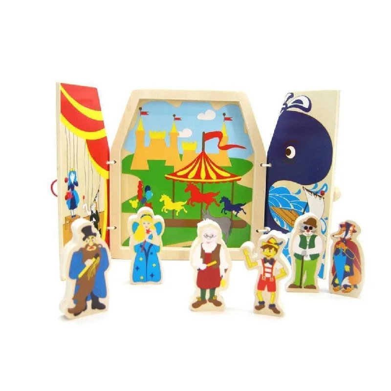 thoughtfully designed wooden toys              Storytelling Pinocchio