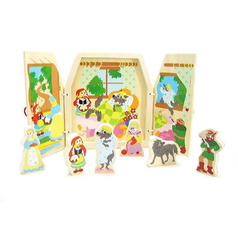 beautiful and detailed wooden toys that inspire creativity Storytelling Red Riding Hood beautiful and detailed wooden toys that inspire creativity Storytelling Red Riding Hood