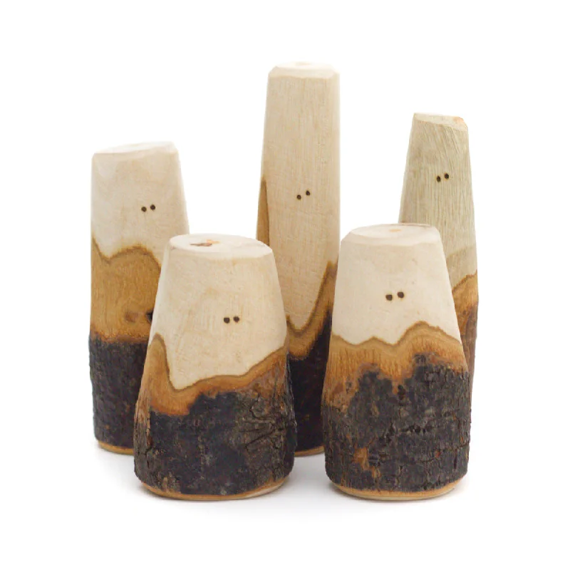 playful wooden toys                  The Natural Tree People - Family of 5 <br> Let them play