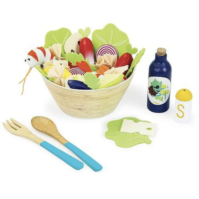 whimsical wooden toys                   Vilac Salad Set - The Big Salad