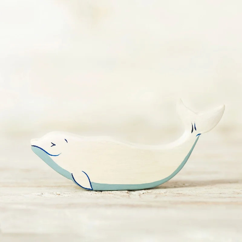 historically inspired wooden toys that teach history                   Wooden Caterpillar beluga white whale