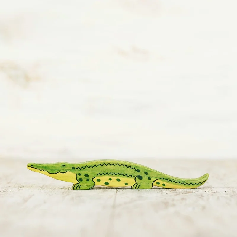 eco-friendly wooden toys made from sustainable materials                   Wooden Caterpillar crocodile