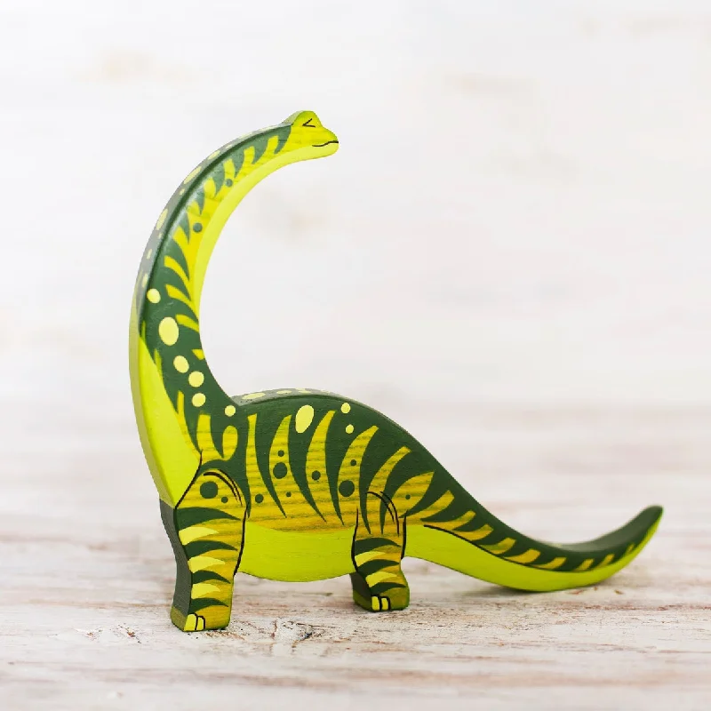 enchanting wooden toys that create lasting memories                   Wooden Caterpillar diplodocus