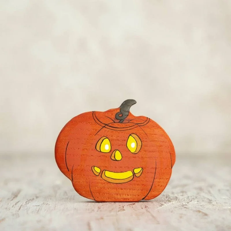enchanted wooden toys                   Wooden Caterpillar jack o lantern
