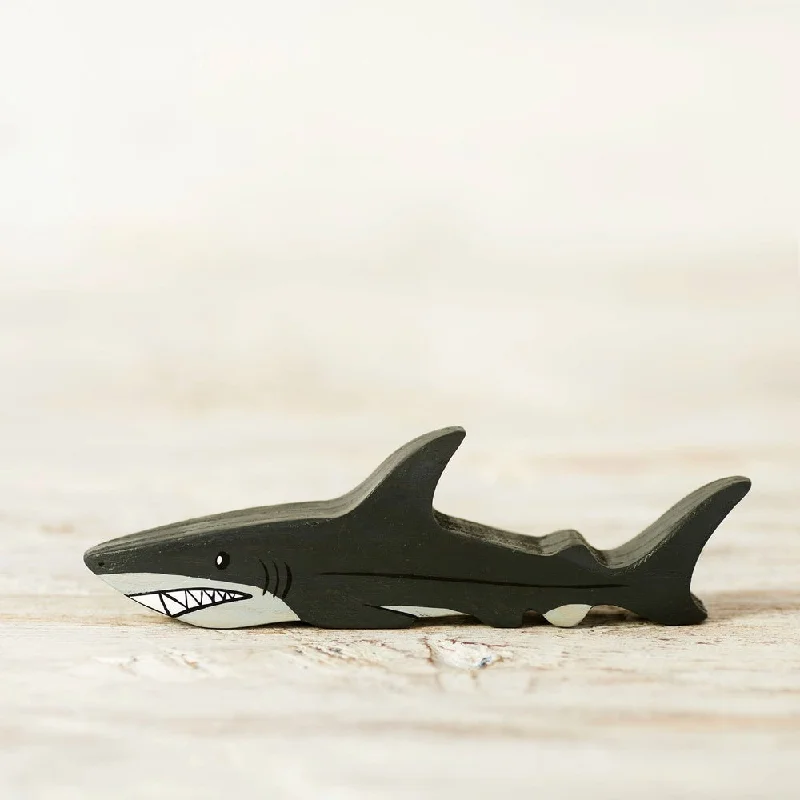 enchanting wooden toys for toddlers                   Wooden Caterpillar shark