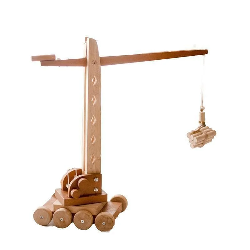 tactile wooden toys                   Wooden Crane