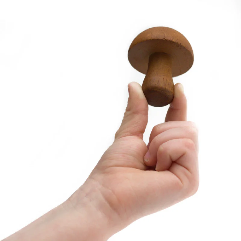 eco-friendly and sustainably made wooden toys                   WOODEN MUSHROOM SET<br>10 piece