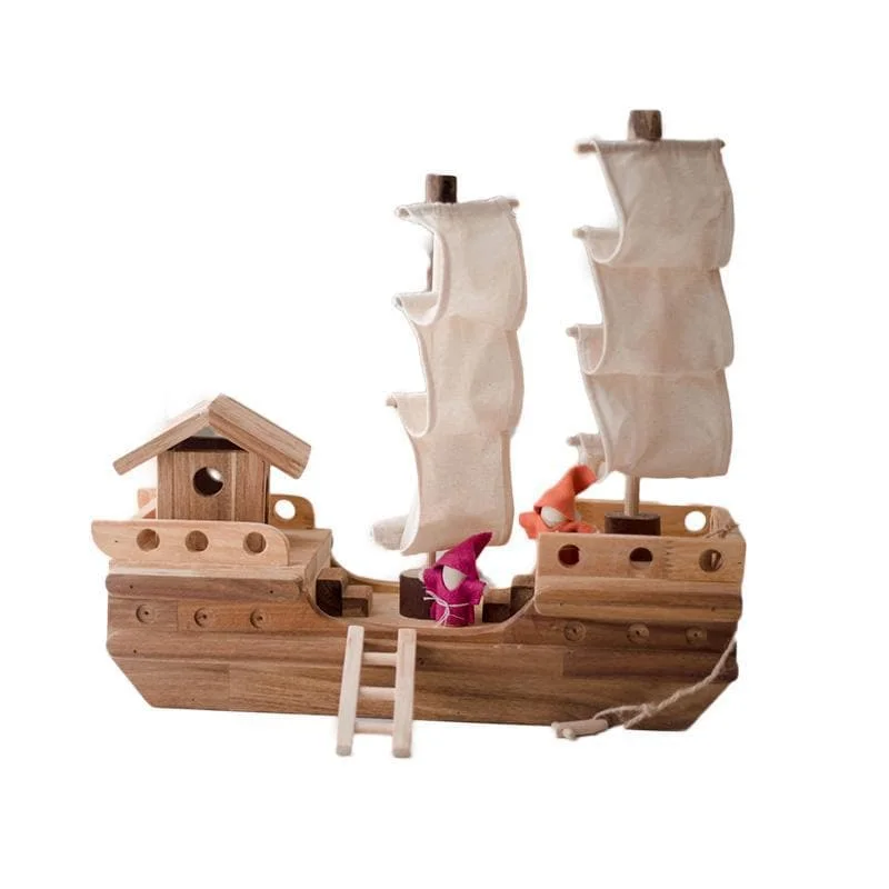 non-toxic wooden toys                   Wooden Pirate ship